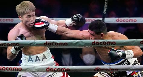 Naoya Inoue knocks out Marlon Tapales in 10th world title .
